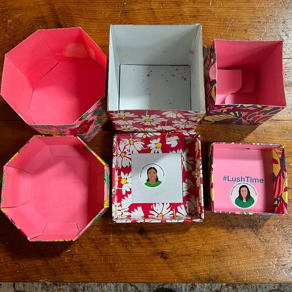 3 LUSH Empty Gift Boxes for Reuse, Display, Storage or Collecting - Picture 4 of 5
